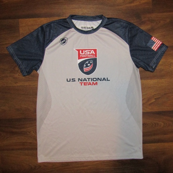 siege sports Other - Siege Sports USA Short Sleeve Training Shirt Sz L